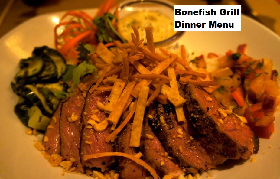 Bonefish Grill Dinner Menu